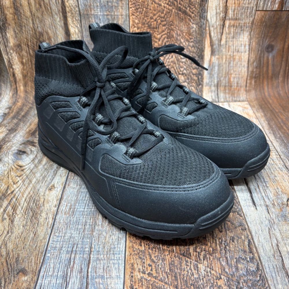 Brahma Blast Off Steel Toe Work Shoe Boot Black Mens 8.5